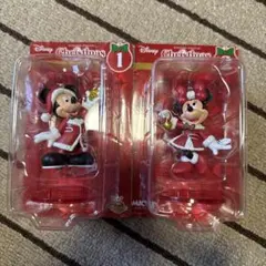 Disney クリスマスオーナメントくじ ミッキー＆ミニーセット