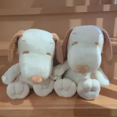 D*a様 スヌーピー ぬいぐるみブランケット 2個セットW100cm H70cm