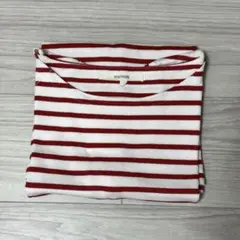 MACPHEE 赤白ストライプ 半袖Tシャツのサムネイル