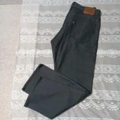 ブラックデニム ストレート股下68