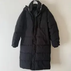 gogosing ロングペディン ロングダウンジャケット ブラック