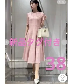 CELFORD ダイヤヘムディフォメーションワンピース ダークネイビー