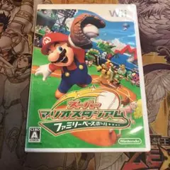 スーパーマリオスタジアム　ファミリーベースボール　wii ソフト