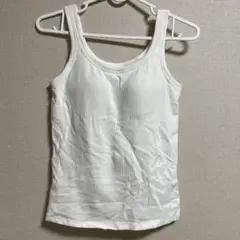 お値下中 UNIQLO エアリズム コットンブラタンクトップ 白 S