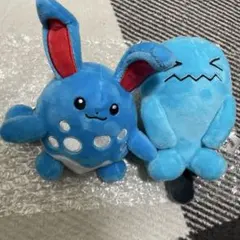 ポケットモンスター　マリルリとソーナンスのぬいぐるみ2体セット