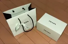 PRADA ショップ袋・箱セット ミントグリーン