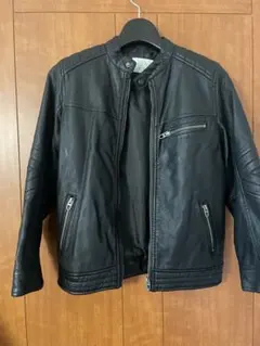 ZARA ブラック レザージャケット 140サイズ