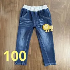 ライオン刺繍デニムパンツのサムネイル