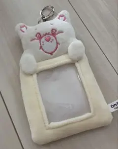 ケアベア　ふわふわカードケースキーホルダー　新品タグ付き