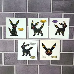 【状態悪要確認】ポケモン　デコキャラシール　ブラッキー