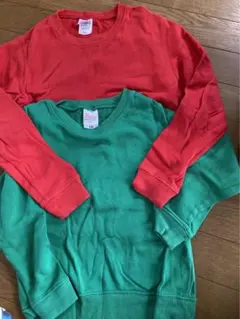 マリオ　ルイージ　赤と緑　トレーナー