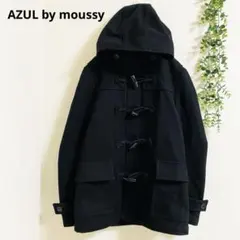 アズールバイマウジー　ダッフルコート M 黒 キルティング裏地 フード付き✨