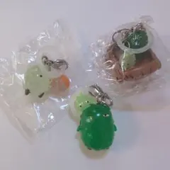 モリゾーとキッコロ めじるしアクセサリー　3個セット　ガチャガチャ
