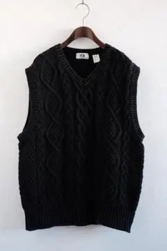 90s GOODENOUGH フィッシャーマン ニット ジャケット M 90s☆GOOD ENOUGHフィッシャーマンニットジャケット M グッドイナフ