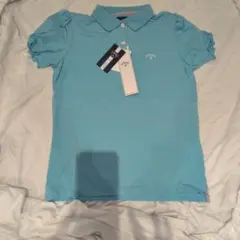【未使用】Callaway 水色 レディース ポロシャツ Mサイズ
