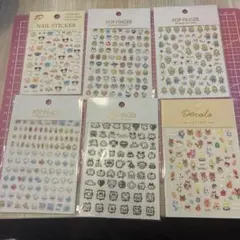 ネイルシール 6枚まとめ売り バラ売り可
