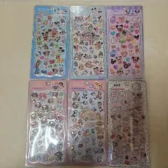 【正規品】ディズニー　プチドロップステッカー　6種セット