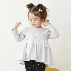プティマイン(petit main)ティアードカットチュニック(キッズ)