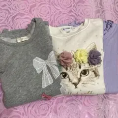 子供服　トレーナー　３点セット　サイズ120