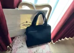 PRADA プラダ　スポーツ　ハンドバッグ　黒　鍵　南京錠つき　ブラック