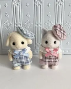 シルバニアファミリー　赤ちゃんロンパース　ベレー帽セット