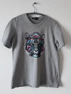 MARKUS LUPFER タイガー刺繍 Tシャツ 半袖 グレー XSのサムネイル
