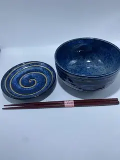 子丼・小皿・箸三点セット