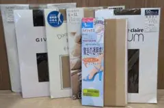 ストッキング【まとめ売り】Ｌ〜ＬＬ５足とひざ下ストッキング３足 計８足