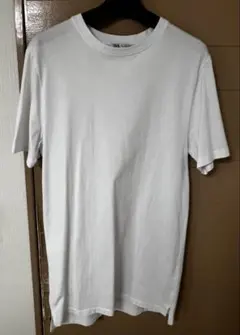 ZARA ロングレングスTシャツ　ホワイトSのサムネイル