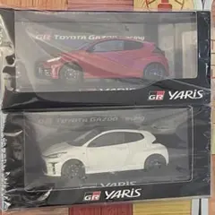 非売品】GR YARIS ミニカー スーパーホワイトⅡ 1/30ダイキャスト