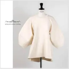 美品♡LIten リテン♡Bonbon Knit ボンボンニット♪イエロ― F - メルカリ