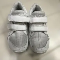 ASICS スクスクスニーカー 白 18.0cm