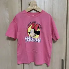 【未使用】ミニーマウス Tシャツ 120 ピンク タグ付き