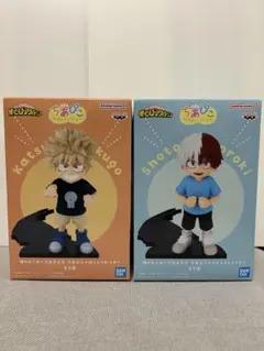 僕のヒーローアカデミア ちあぴこ　2体セット　フィギュア　爆豪勝己　轟焦凍