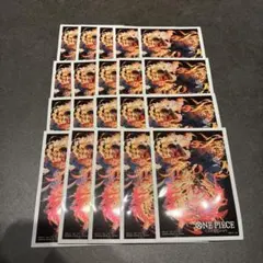 ワンピース カードゲーム スリーブ　20枚セット エース　サボ　ルフィ　ASR