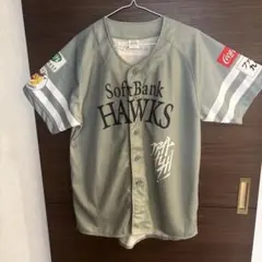 SoftBank Hawks ユニフォーム グレーL