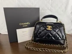 VIP限定 ノベルティ がま口ボストン型 ショルダーバッグ CHANEL