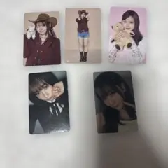 笠原桃奈　アイドル トレーディングカード 5枚セット