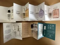 香水サンプル7点セット（Chanel, Dior, Chloé, Clean）