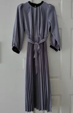 プリーツワンピース/ウエストリボンワンピース