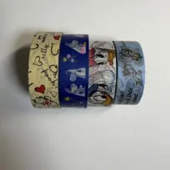 ディズニー ムーミン マスキングテープ 4個セット まとめ売り