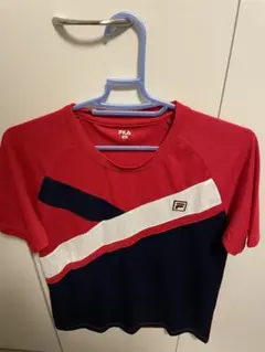 FILA テニスウェア　Tシャツ 赤青　半袖
