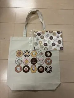 2024年ミスド福袋 ポケモンコラボ トートバッグ、ポーチ