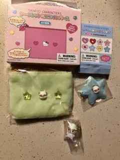 サンリオ シークレットミニコインパース ヘアクリップ マスコット 3点セット