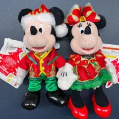 ミッキー ミニー ぬいぐるみバッジ 2014