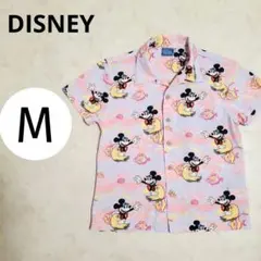 ディズニー　ハワイアン　シャツ 半袖　アロハ ミニーのサムネイル