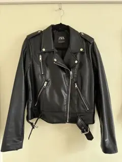 ZARA ブラック ライダースジャケット　未使用　美品