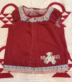 PINK HOUSE くま デニム 子供服のサムネイル