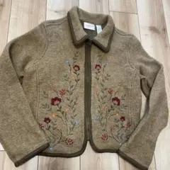 Liz Claiborne 花柄刺繍 ジャケット