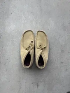 Clarks Wallabee ベージュ スエード UK8 26.5cm